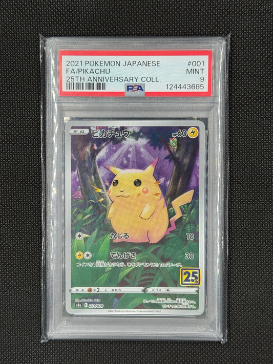 Pikachu 25th psa9